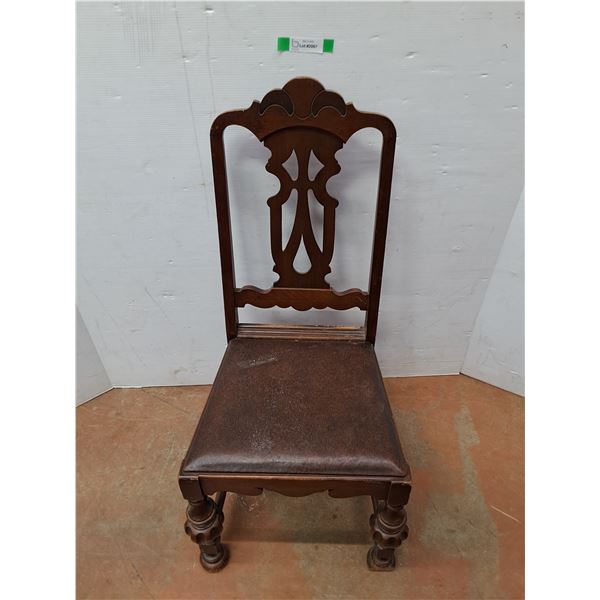 *Wooden Chair 41 x 18 x 17", Cannot Ship