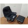 Image 1 : *Office Chair with Foot Stool 40 x 29 x 22", As Is, Cannot Ship