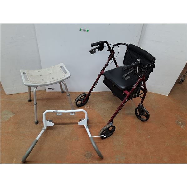 *Walker and Shower Assist Stool - As Is