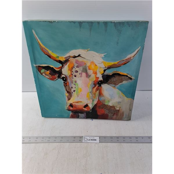 Cow Print on Canvas