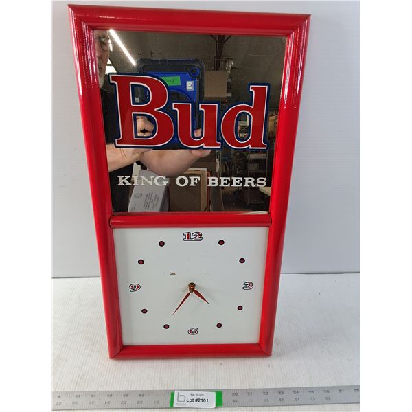 Budweiser Mirror/Clock