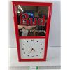Image 1 : Budweiser Mirror/Clock