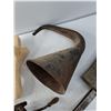 Image 4 : Barn Sprayer, Gramophone Horn, Hand Crank Grinder and Coal Shovel