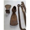 Image 4 : Antique Wrenches, Drill Brace and (2) Grub Hoe Heads