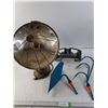 Image 1 : 1000W Heat Dish, Hose Hanger and (2) Hoe Implements