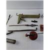 Image 3 : Grease/Caulking Guns, Oil Can, Air Blower, Hand Sander and Caulk