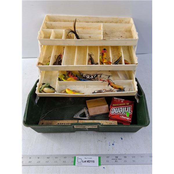 Fishing Box with Hooks and Accessories