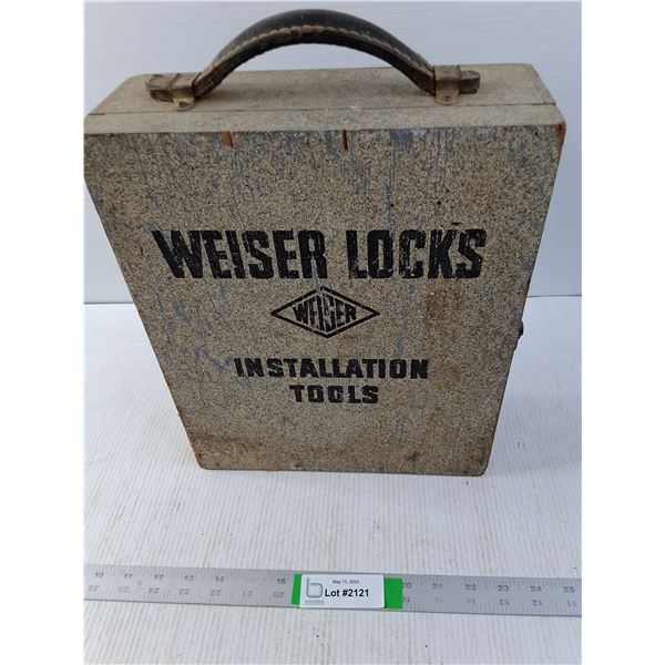 Weiser House Lock Template and Installation Kit