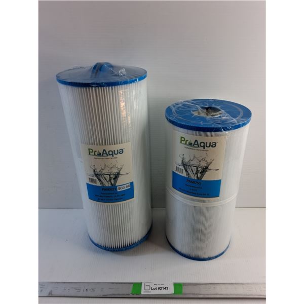 ProAqua Jacuzzi Premium and Waterway Dyna Flo XL Replacement Filters - Sealed