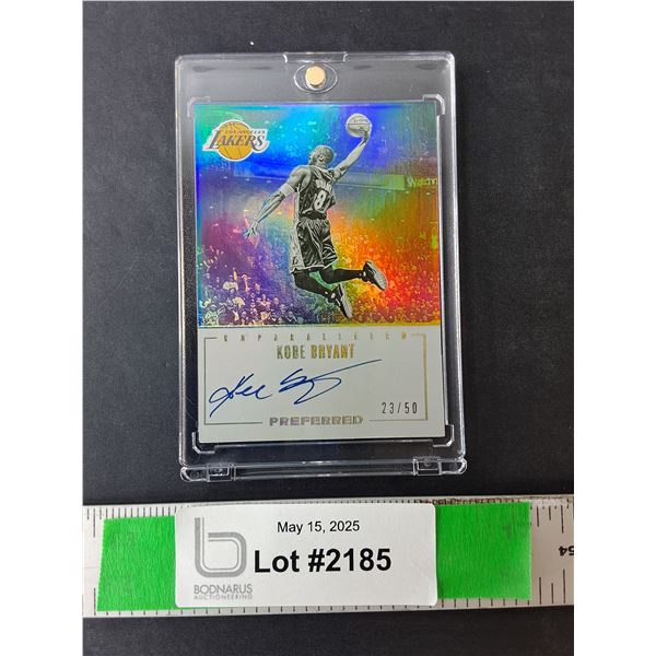 L.A. Lakers Signed Kobe Bryant Card, Cannot Authenticate