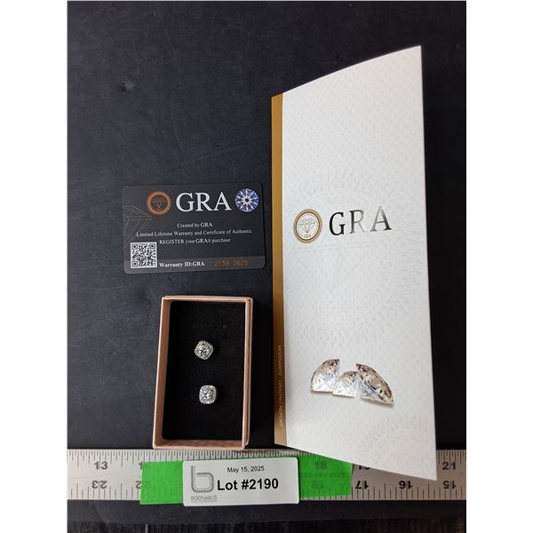 Moissanite Earrings, Cannot Authenticate