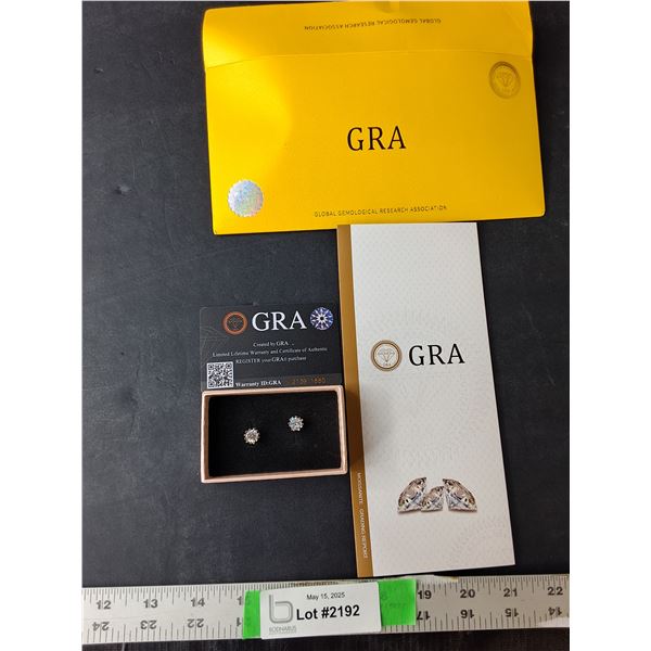 Moissanite Earrings, Cannot Authenticate