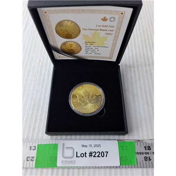 Canadian 50 Dollar 1 Ounce Gold Coin, Cannot Authenticate