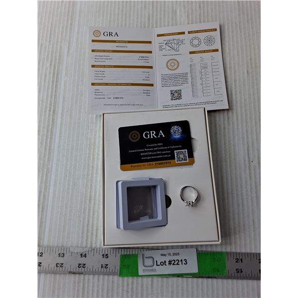 Moissonite Ring-7, Cannot Authenticate