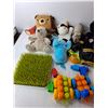 Image 3 : Child Lot- Bottle Drying Rack, Stuffies, Mega Blocks, Misc.