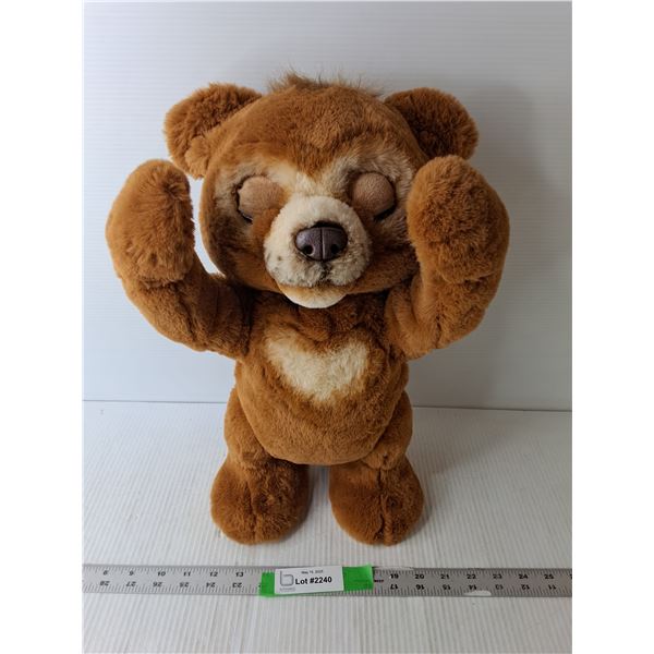 Furreal Cubby Animated Bear with Sound Effects 17" Tall