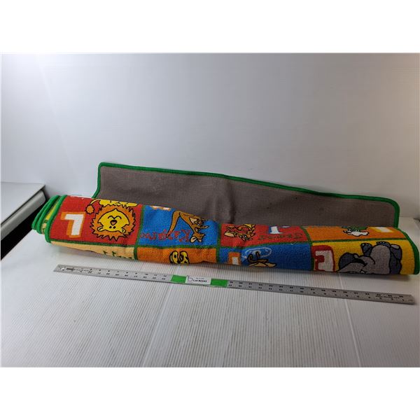 Kids' Alphabet Play Mat, Some Staining 56" x 39"