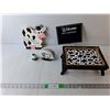 Image 1 : Cow Themed Lot- Decorative Tray, Napkin Holder, Misc.