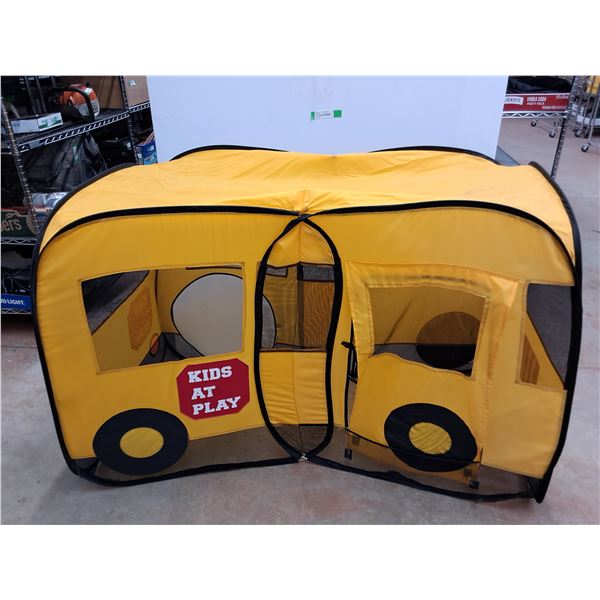 School Bus Themed Playhut 4 Ft. Long x 26" Wide x 36.5" Tall
