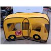 Image 1 : School Bus Themed Playhut 4 Ft. Long x 26" Wide x 36.5" Tall