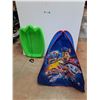 Image 1 : Paw Patrol Folding Play Tent 32" Tall & Snow Sled 30" Long