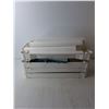 Image 4 : Plano Plastic 4 Tier Shelf 4 Ft. Tall x 19.5" Long x 12" Wide, (2) Fabric Totes