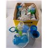 Image 2 : Baby Lot- Bottles, Drying Rack, Swimming Diapers Size 4