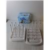 Image 3 : Baby Lot- Bottles, Drying Rack, Swimming Diapers Size 4