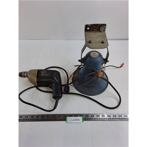 Black & Decker Electric Drill - Tested, IRS Power Horn - Untested