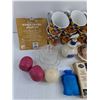 Image 2 : Set of 8 Mugs, Candles, Center Pieces, Coasters, Vases, Misc.