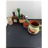 Image 4 : Assorted Empty Glass Bottles, Ceramic Pitcher