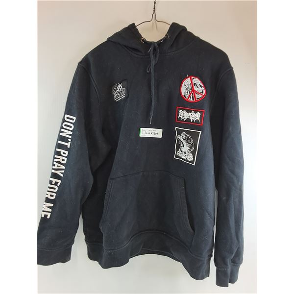 * Lurking Class "Don't Pray For Me" Pull-Over Hoodie - Size Medium