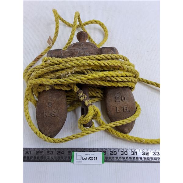 20 lb Marine Anchor with Rope