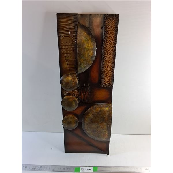 Metal Wall Art 29 x 10"