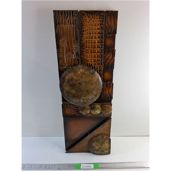 Metal Wall Art 29 x 10"