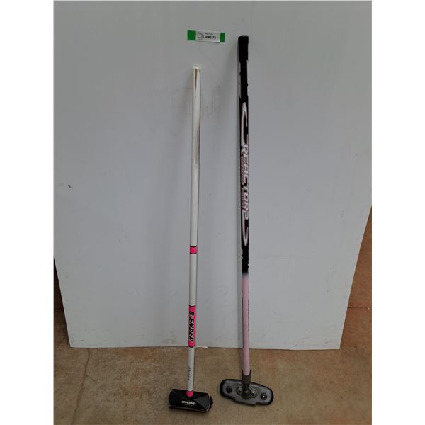 *(2) Curling Brooms - Cannot Ship