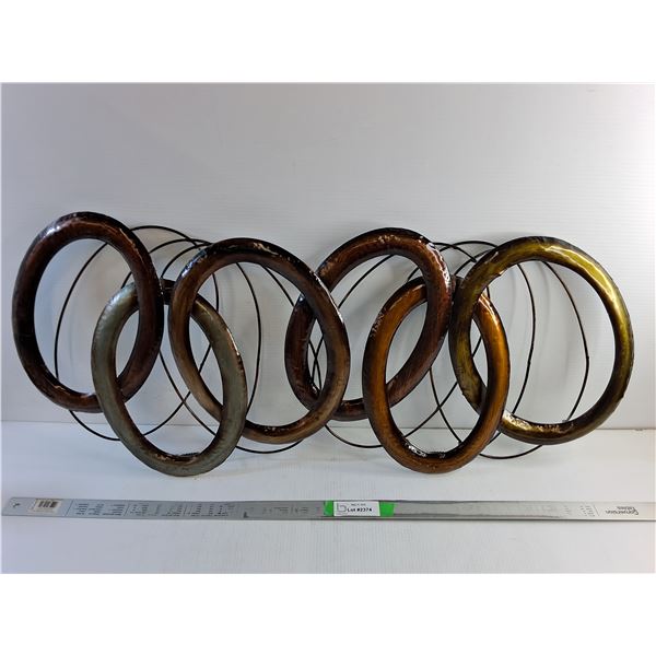 Metal Wall Art 36 x 16"