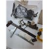 Image 5 : Assorted Tools - C clamps, Stapler,  Misc