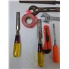 Image 2 : Assorted Tools - Wood Chisel, File, Misc