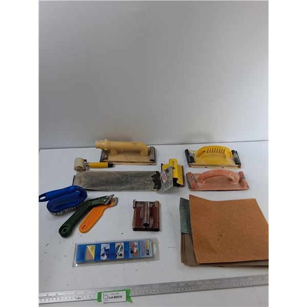 Sandpaper block, sandpaper, Misc