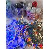 Image 4 : (5) Christmas lights (4) sets of Christmas Tree Ball Ornaments  Tested