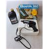 Image 3 : Black & Decker Sander, Bostik Glue Gun- Both Power On, Elite 5W-30 Engine OIl, MIsc. Cannot Ship