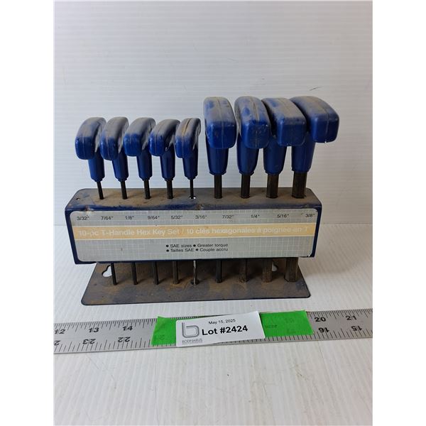 10 Piece Hex Key Set