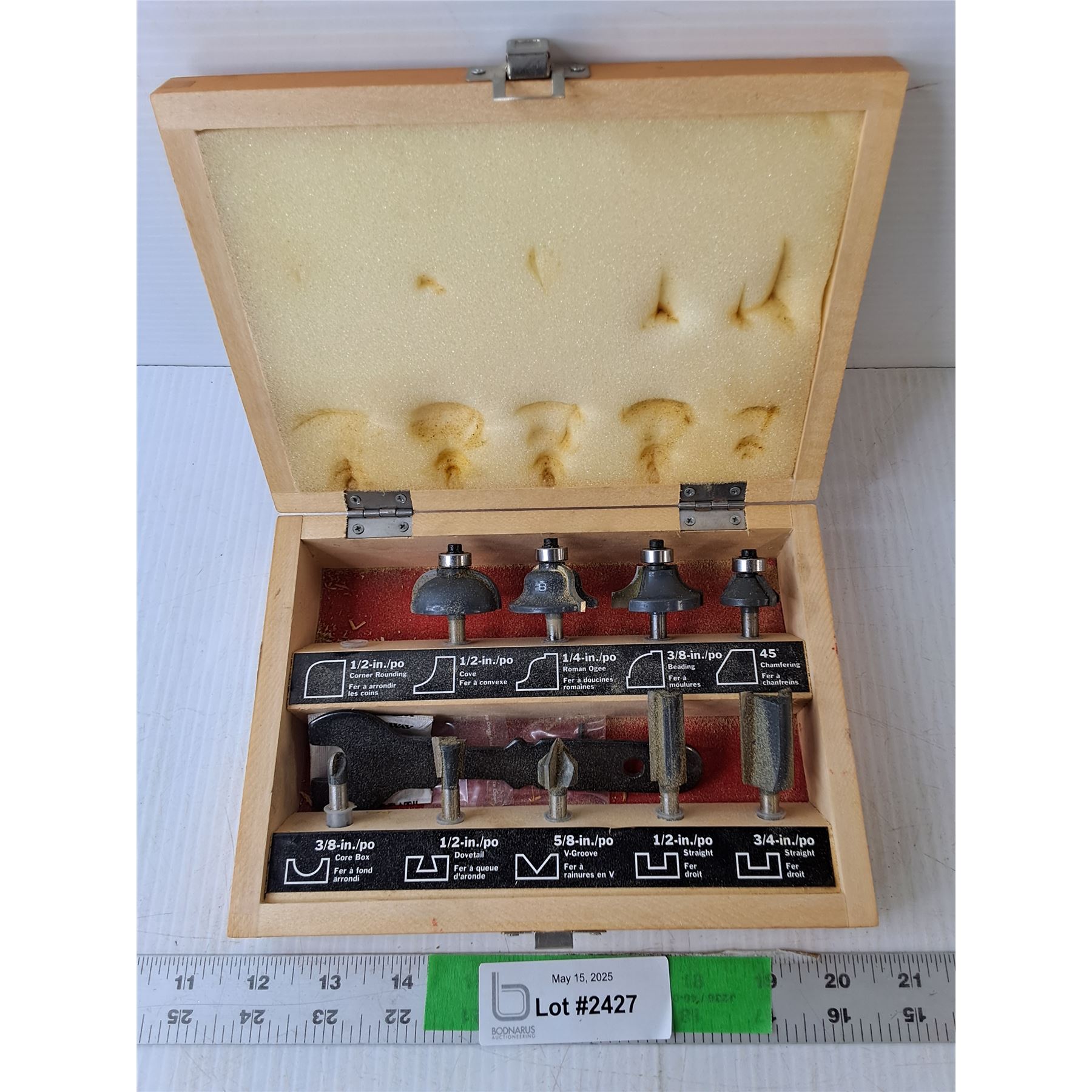 Craftsman Router Bit Set - Bodnarus Auctioneering