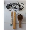 Image 2 : Rulers, (2) Disco Lights with Stakes-Working, Horse Hair Brush, Halogen Lamp