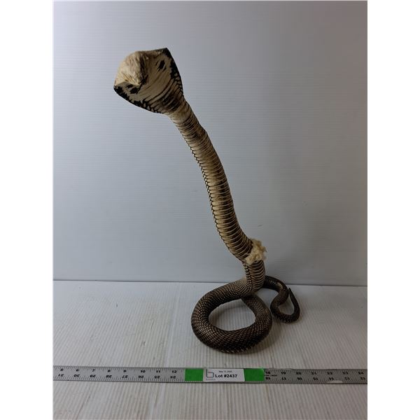 Stuffed Snake Skin-Cobra 19" Tall