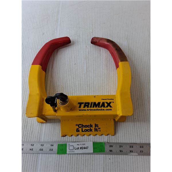 Trimax Wheel Chock Lock