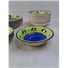 Image 3 : Partial Ceramic Diner Dish Set, All As Is