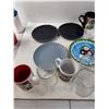 Image 2 : Lot Of Various Dishes, (6) Plates, (10) Cups