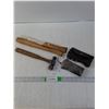 Image 1 : Wood hammer Handle, Ball Pein Hammer, Fish Bat and Axe Head with Sheath